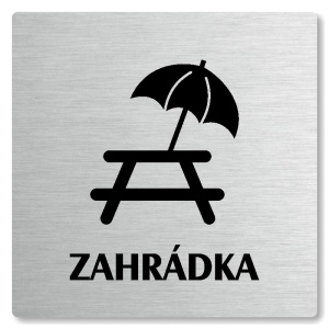 Zahrádka, 80x80mm, stříbrná, Nevada